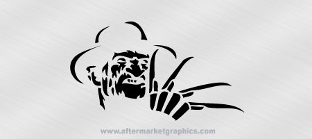 Nightmare on Elm Street Freddy Krueger Decal